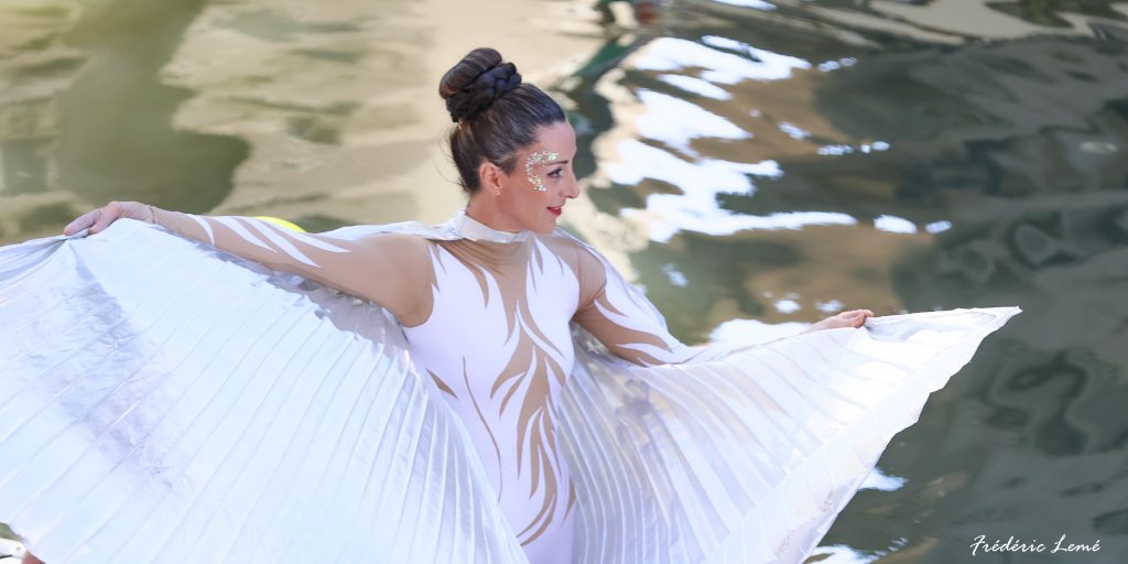 Danse orientale, danse aérienne, fête du canal, Toulouse, Occitanie