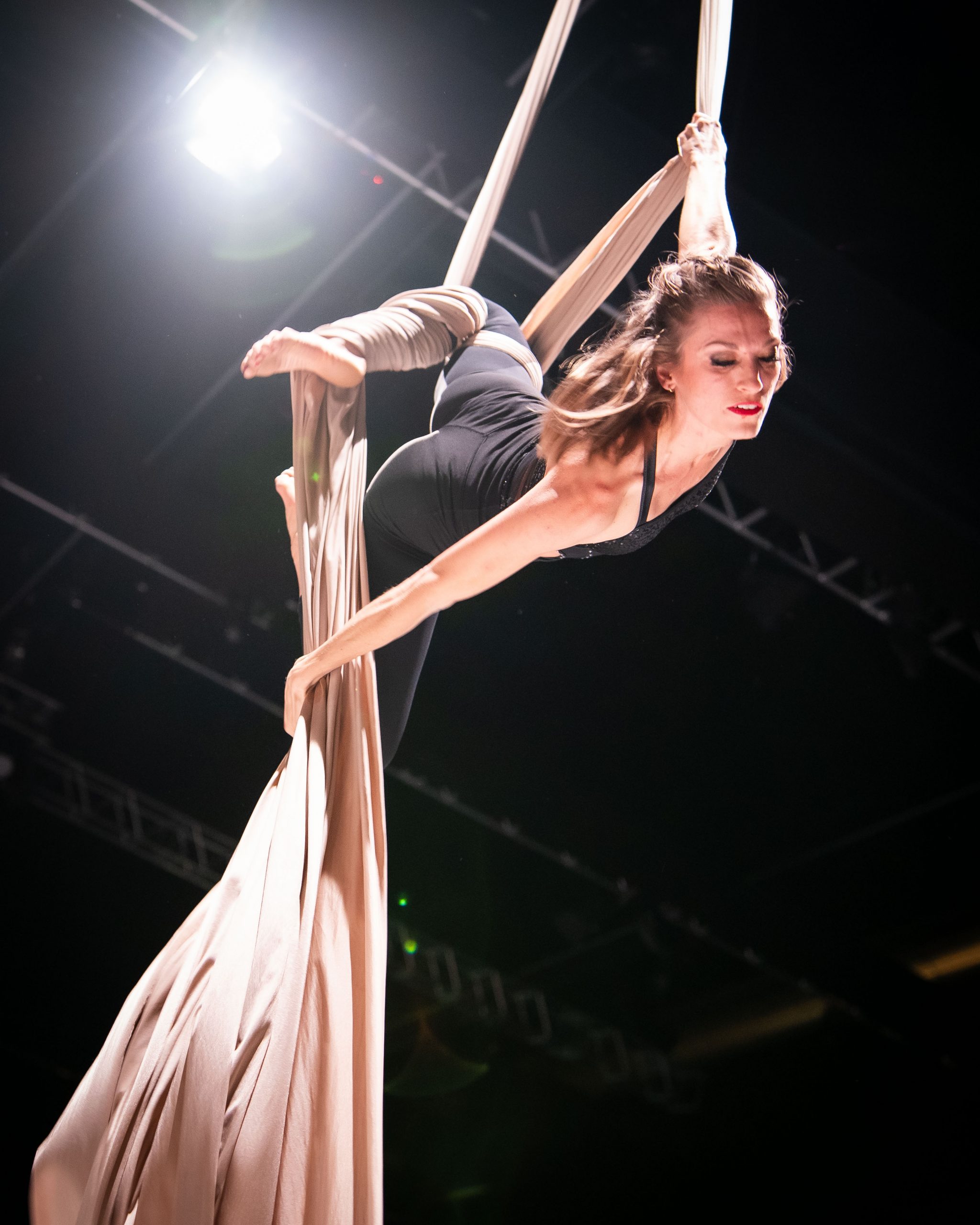 tissu aérien, danse aérien , duo tissu aérien
